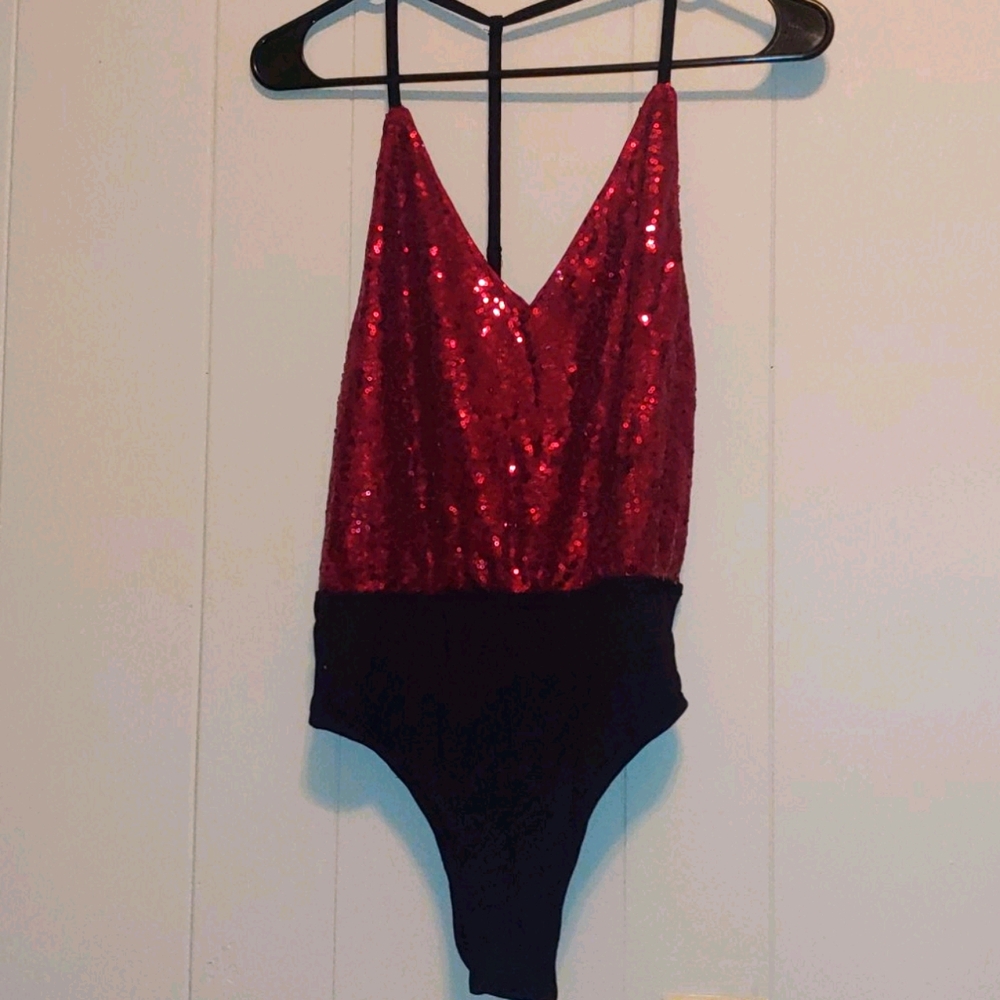Sequin body suit